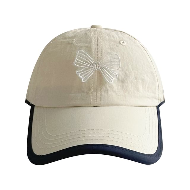 Bow Piped Baseball Cap