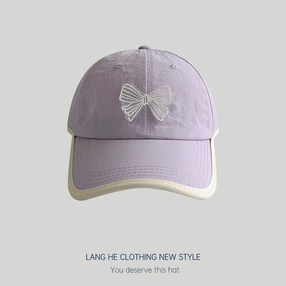 Bow Piped Baseball Cap