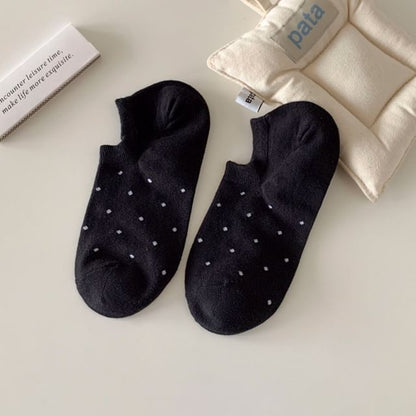 Dotted No Show Socks