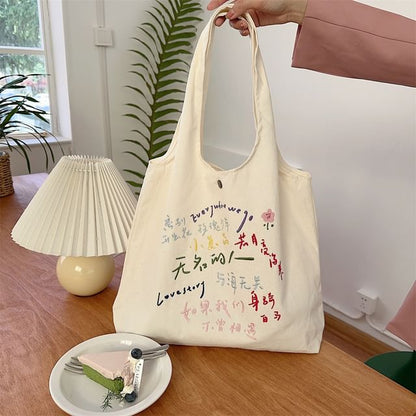 Embroidered Tote Bag