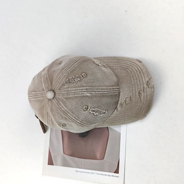 Distressed Baseball Cap