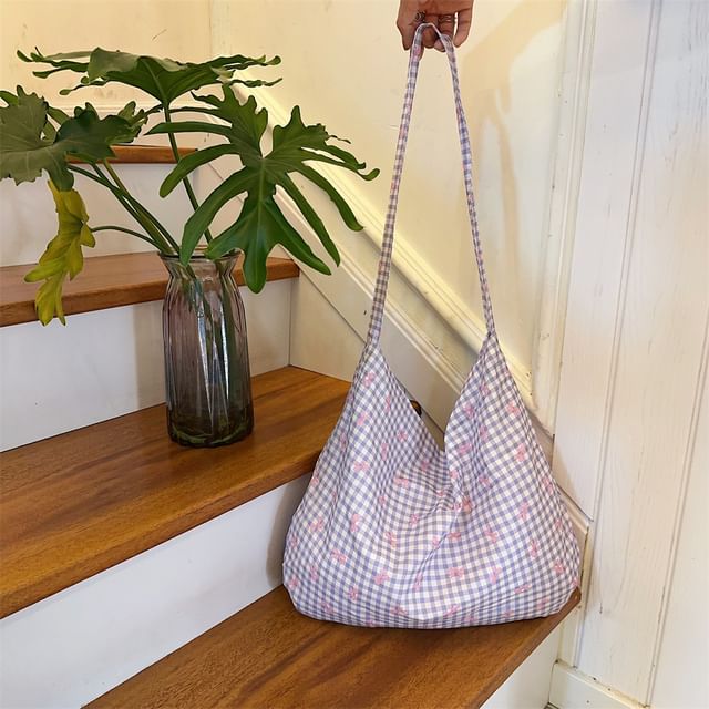 Gingham Crossbody Bag