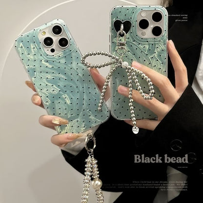 Dotted Phone Case / Strap / Phone Charm Hook / Phone Charm / Set