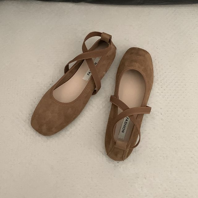 Faux-Suede Ballet Flats in 5 Colors