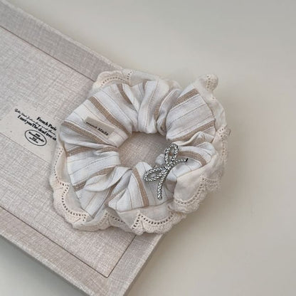 Bow Accent Scrunchie / Headband