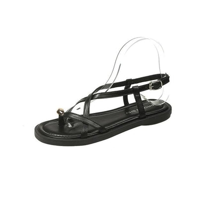 Cross-Strap Roman Sandals