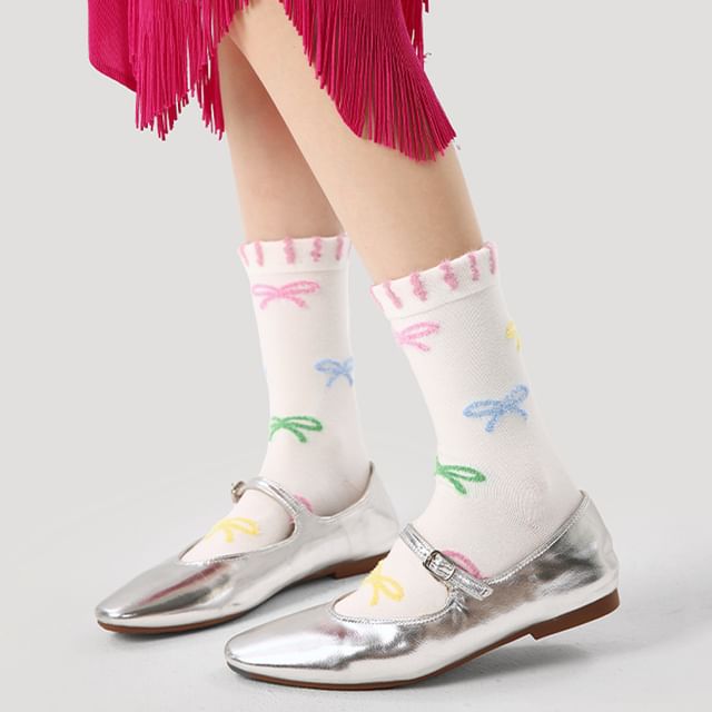 Bow Crew Socks