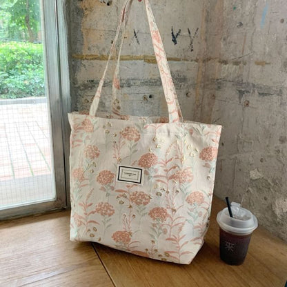 Floral Tote Bag / Make Up Pouch / Shopper Bag / Handbag