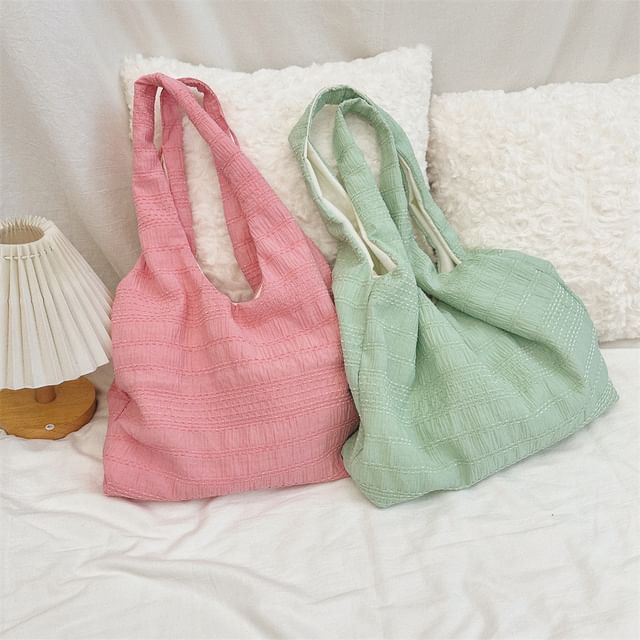 Plain Embroidered Tote Bag