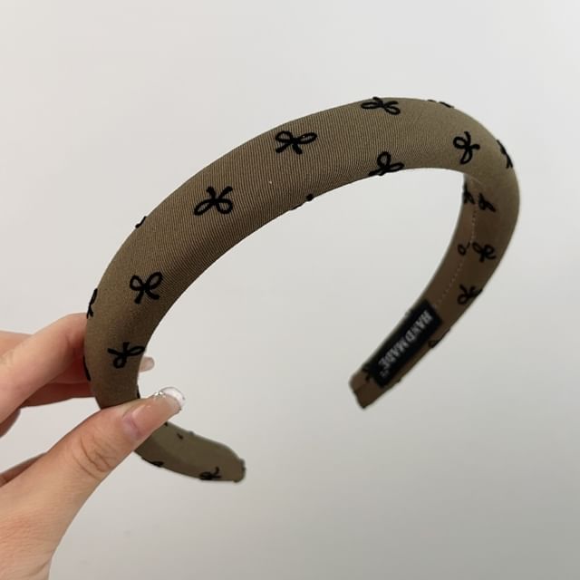 Bow Print Headband / Scrunchie (Various Design)