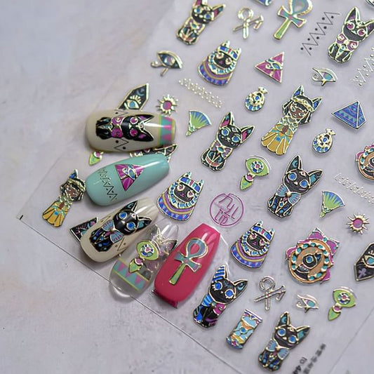 Egyptian Nail Art Stickers