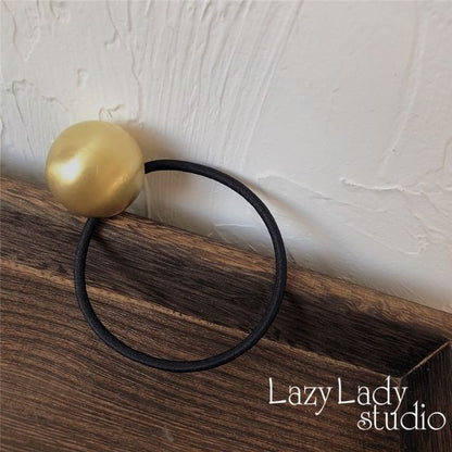 Alloy Ball Hair Tie