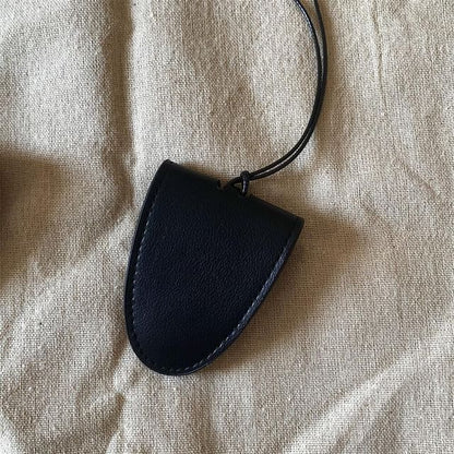 Faux Leather Glasses Holder / Keychain Necklace