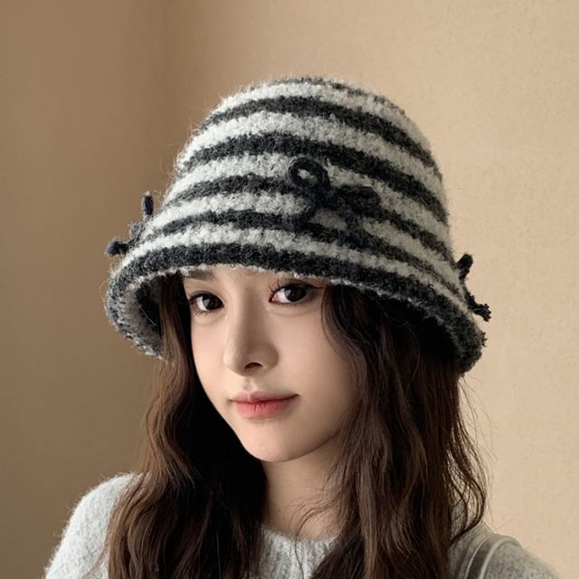 Striped Bucket Hat