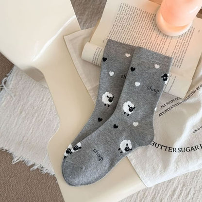 Sheep Patterned Socks