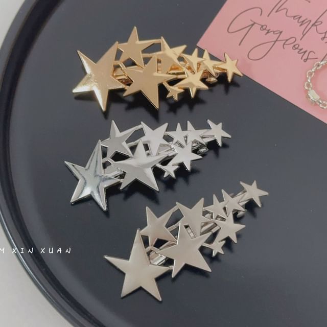 Alloy Star Hair Clip