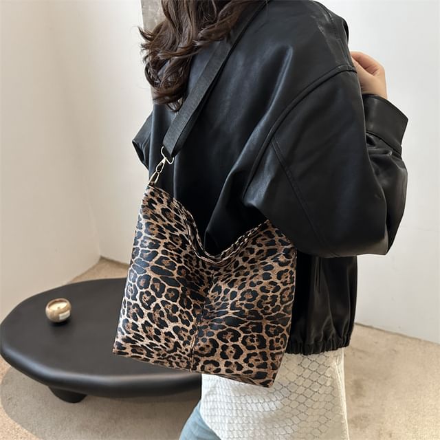 Leopard Print Tote Bag