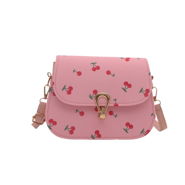 Cherry Print Satchel Bag