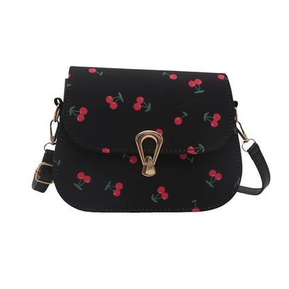 Cherry Print Satchel Bag