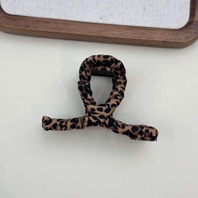 Leopard Print Hair Claw