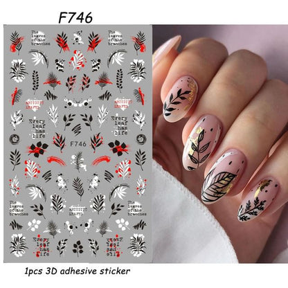 Bug Lettering Nail Art Stickers (Various Designs)