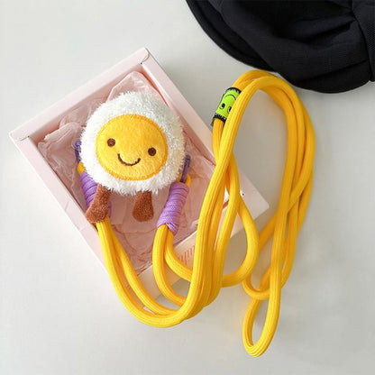 Cartoon  Plush Clip On Phone Lanyard