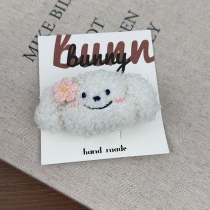 Dog Fluffy Hair Tie / Hair Clip (Various Design)