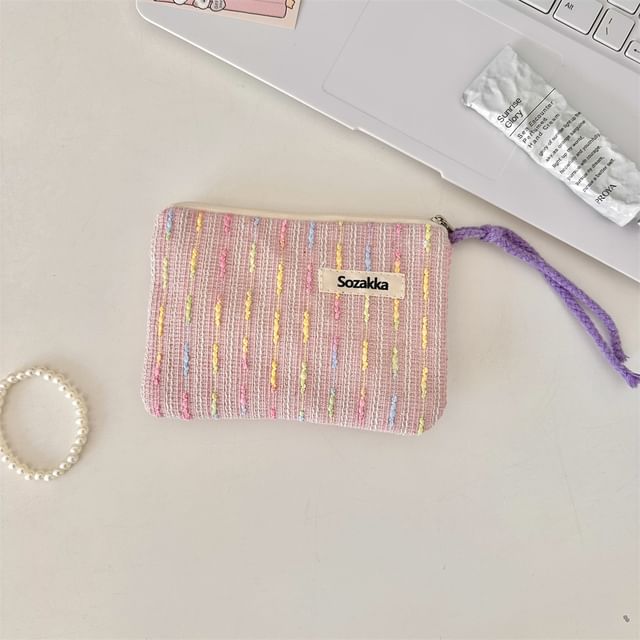 Lettering Cosmetic Pouch