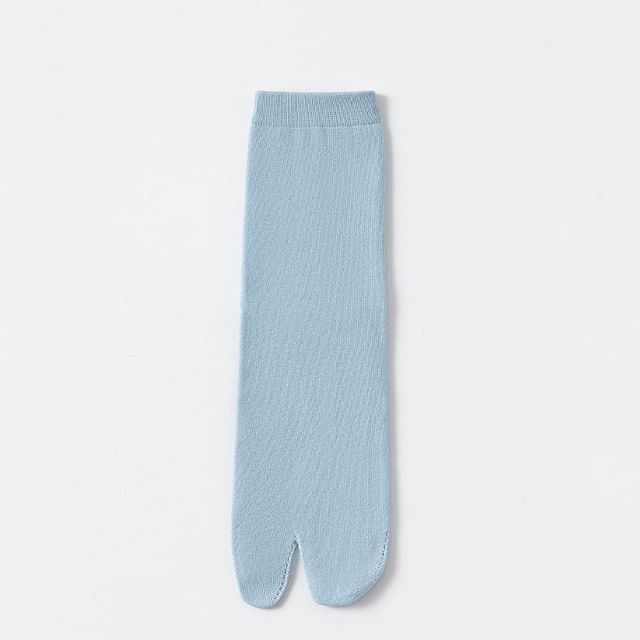 Plain Split Toe Socks