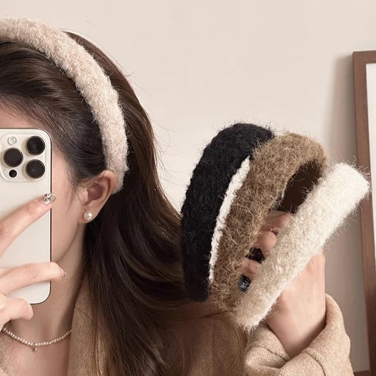 Plain Furry Headband