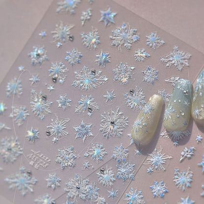 Snowflake Nail Art Stickers