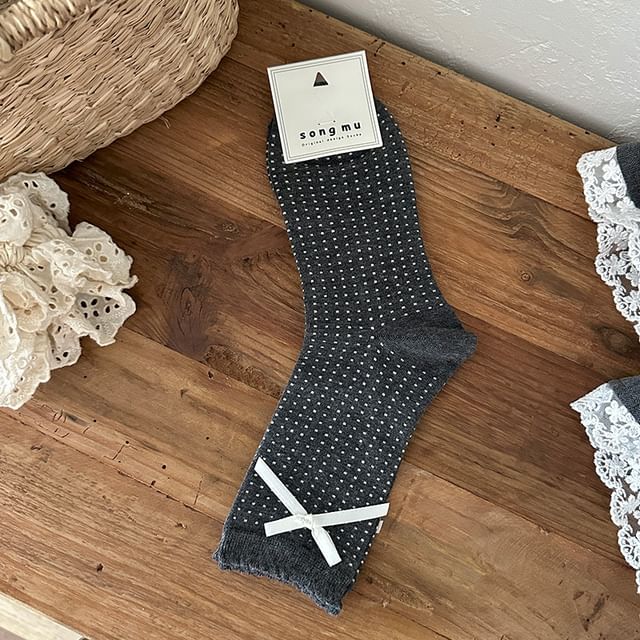 Patterned Crew Socks