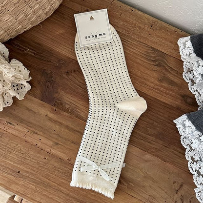 Patterned Crew Socks