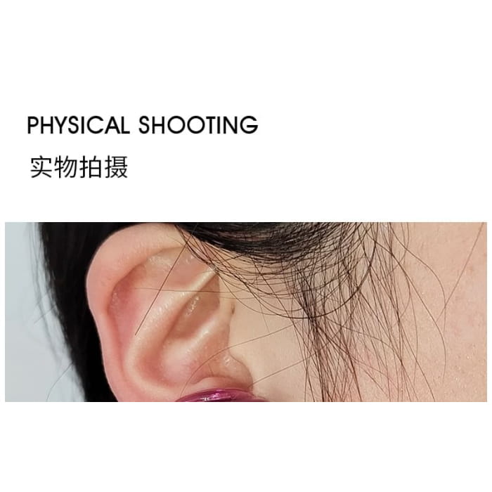 Acrylic Ear Stud - 1 Pair - Earring - Transparent / One Size