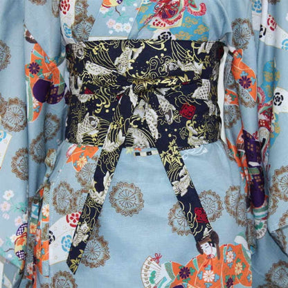 Aesthetic Print Lace Up Hanfu Waistband