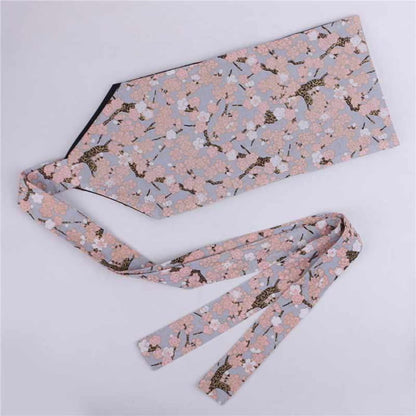 Aesthetic Print Lace Up Hanfu Waistband - Color B / 10cm