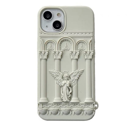 Angel Building IPhone Case - iPhone 11 / White