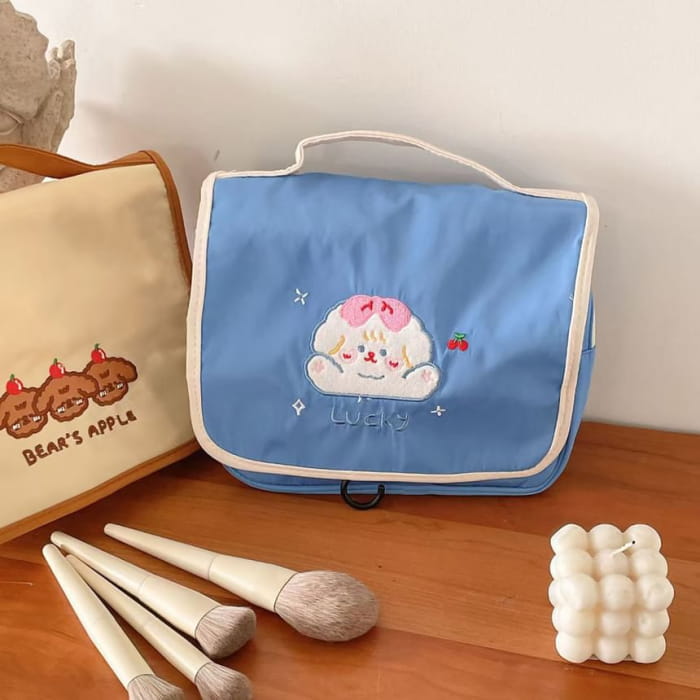 Animal Applique Toiletry Bag / Markup (Various Designs)