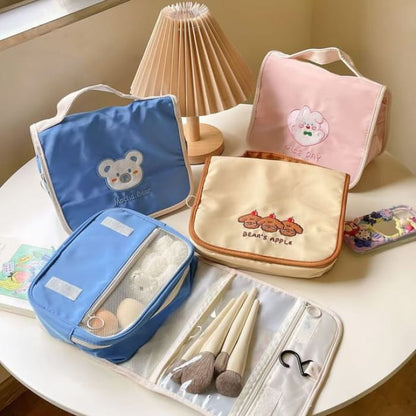 Animal Applique Toiletry Bag / Markup (Various Designs)