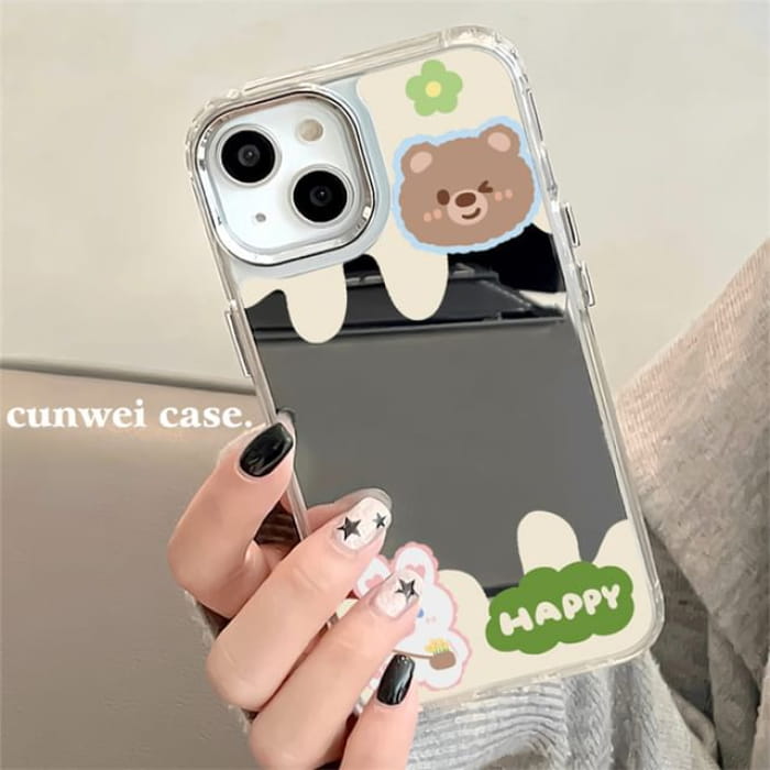 Animal Mirrored Phone Case - iPhone 15 Pro Max / Plus / 14