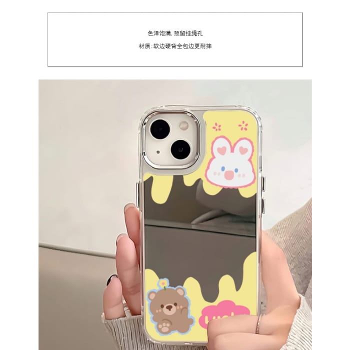 Animal Mirrored Phone Case - iPhone 15 Pro Max / Plus / 14