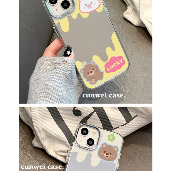 Animal Mirrored Phone Case - iPhone 15 Pro Max / Plus / 14