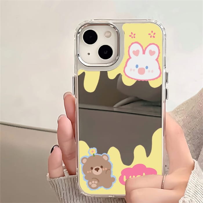 Animal Mirrored Phone Case - iPhone 15 Pro Max / Plus / 14