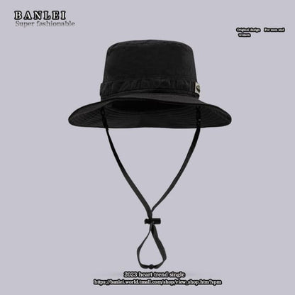 Applique Bucket Hat - Black / One Size