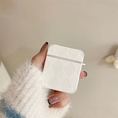 Argyle AirPods / Pro Earphone Case Skin - White / 1 / 2