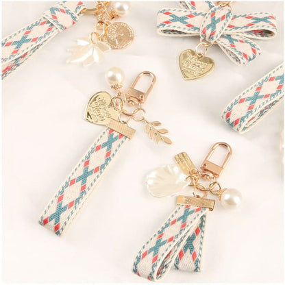 Argyle Strap Alloy Keyring (Various Designs)