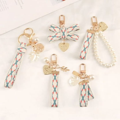 Argyle Strap Alloy Keyring (Various Designs)