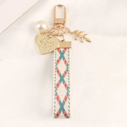 Argyle Strap Alloy Keyring (Various Designs) - Q810-1