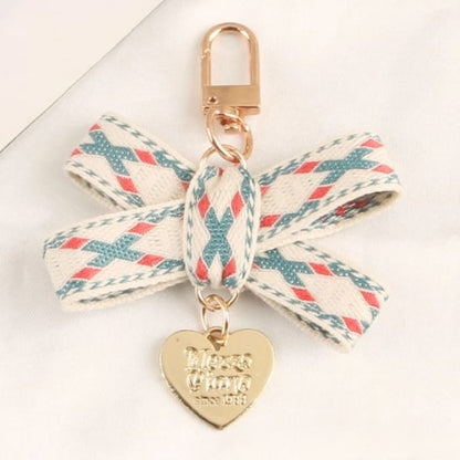 Argyle Strap Alloy Keyring (Various Designs) - Q810-3