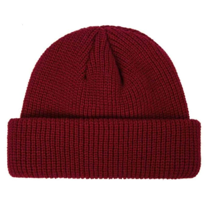 Basic Beanie Hat - Standart / Wine Red - Hats